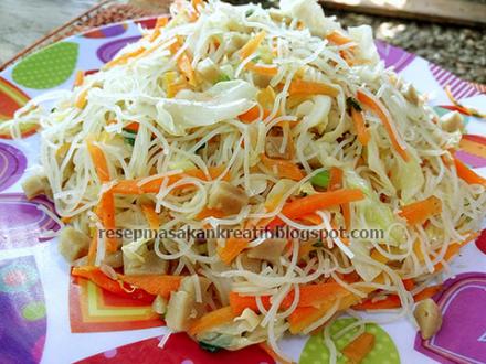 RESEP TUMIS BIHUN GORENG PUTIH WORTEL 