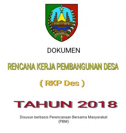 RKPDes TAHUN 2018 DESA PULOSARI